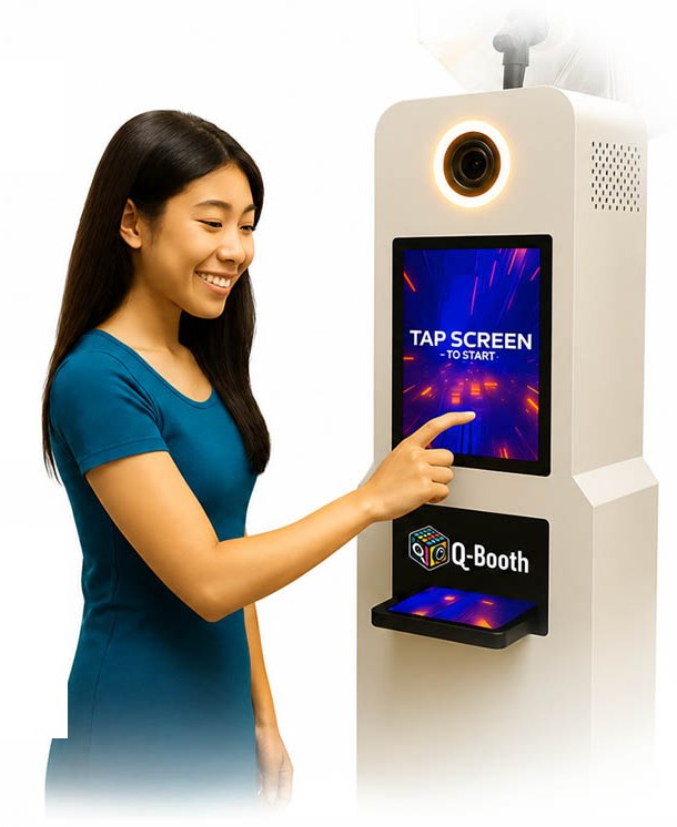 Q-Booth kiosk