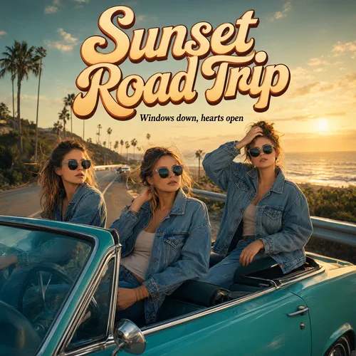 Sunset Road Trip